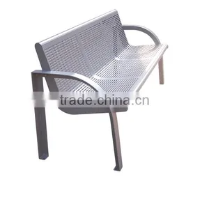 Arlau Outdoor Park Iron Garden Bench thumbnail-2
