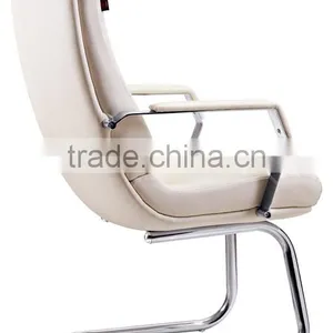 Elegnt Big Boss Manager White Leather Executive Computer Swivel Chair thumbnail-5
