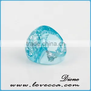 Handmade Jewelry Preserved Flowers in Resin Dried Flower Ring Resin thumbnail-1