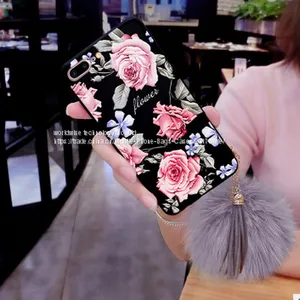 Soft Tpu Cell Phone Cover Case Silicone Mobile Phone Cases for IPhone7/7Plus/6/6s/6plus/6splus Fluffy Ball Housing Shell thumbnail-3