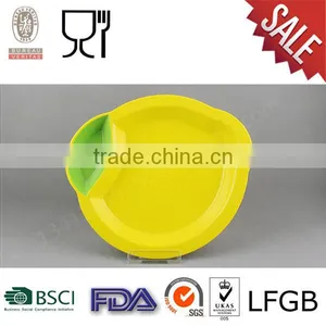 Lemon Shape Melamine Plate thumbnail-1