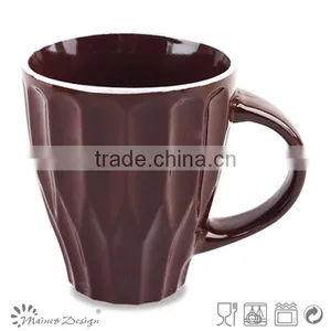 Colour Band Decal Porcelain Mug With Spoon Porcelain Mug Top Sale thumbnail-1