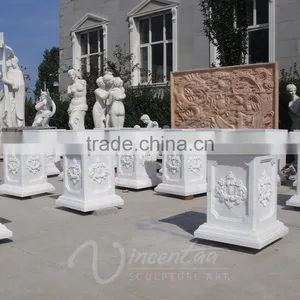 China Supplier Wholesale Art Deco Stone Marble Bases for Sculptures thumbnail-2