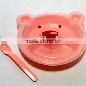 Plastic Baby Bowl With Spoon Lead Free Dinnerware Set thumbnail-1