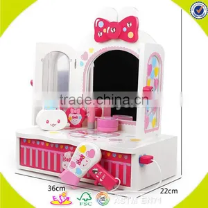 Wholesale Baby Wooden Dresser Play Set Toy, High Quality Kids Wooden Dresser Toy, Cheap Wooden Kitchen Play Set W10D015 thumbnail-5