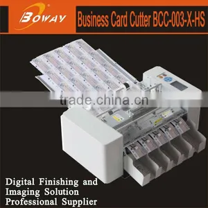 280 Pieces Cards/minute High Speed Full Auto Office Paper Name Card Cutter thumbnail-1
