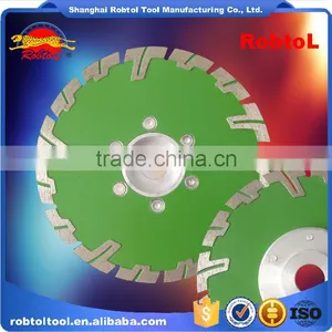 7" 180mm Aluminum Flange Diamond Blade Turbo Deep Tooth Triangle Grinding Wheel Stone Tile Saw Blade Cutting Marble Abrasive thumbnail-6