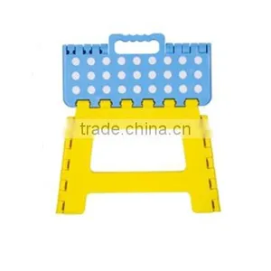 Cheap Plastic Folding Step Stool/fish Stool for Family Portable Colorful Foot Stool thumbnail-1