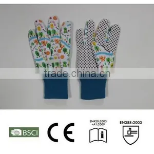 Lovely Pictures Softtextile Garden Glove,kids Gardening Gloves thumbnail-1