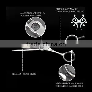 Professional Hair Scissors 440c Japanness Steel Thinning Scissors Shears Baber Scissors Set thumbnail-6