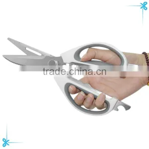 Big Handle Take Apart Kitchen Multifuction Scissors thumbnail-4