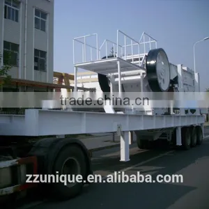 Easy Hauling Trailer Mobile Rock Crushing Plant for Quarry thumbnail-1