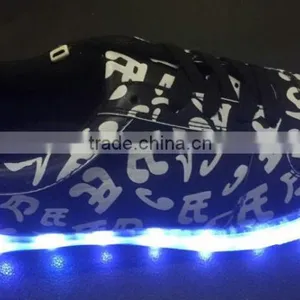 USB Rechargeable LED Light Injection Ladies Shoes thumbnail-1