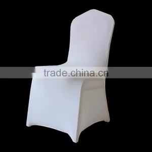 100 PCS Stretch Elastic Universal White Spande Wedding Chair Covers for Weddings Party Banquet Hotel Lycra Polyester Fabric thumbnail-1