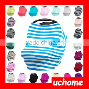 UCHOME Stretchy Nursing Cover Infant Car Seat Canopy Baby Car Seat Cover thumbnail-5