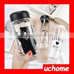UCHOME Stocked Custom Water Bottle, 500ml Cheap Plastic Water Bottle thumbnail-1