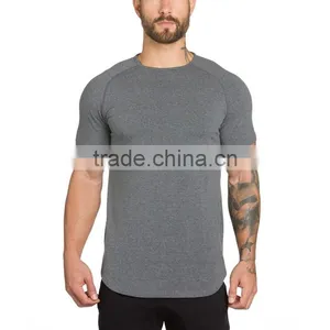 Wholesale Side Split Short Sleeve Fitted Tee Shirt thumbnail-1