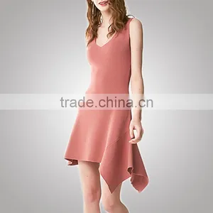 Slim Woman Customize Breathable Clothing Dress With Your Design thumbnail-3