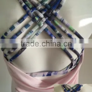 High Quality Cutout Back Backless Fitness Yoga Sexy Tank Top thumbnail-3