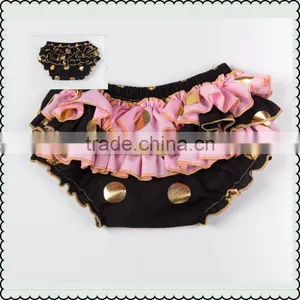 Hot Selling Baby Ruffle Cotton Diaper Cover Toddler Infants Bloomers Baby Solid Panties Bloomer Kids Bloomers thumbnail-5