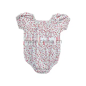 Baby Cotton Designs Fancy Bubble Rompers Vintage Lace Jumpsuits With Button thumbnail-4