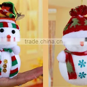 HFR-T314 2015 Christmas Decoration Plush Snowman Christmas Toy thumbnail-6