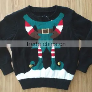 2017 Hot Design Pullover Sweater for Kids Wear Kintting Christmas Sweater Wholesale Spring Kids Sweater (BKNK22) thumbnail-1