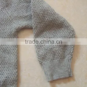 High Quality Unisex Children Double Row Pearl Beaded Buttons Autumn Cardigan Sweater (BKNB5273) thumbnail-4