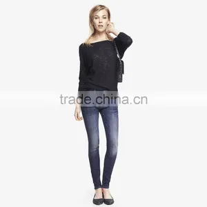 Wholesale Ladies Tight Jeans Top Design thumbnail-1
