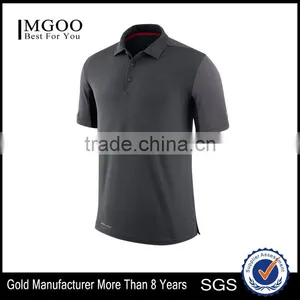 MGOO High Quality 100% Polyester T Shirts Short Sleeve Dry Fit Design Your Own Polo T Shirt thumbnail-1