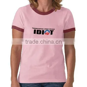 WOMEN PASTEL COLOUR PRINTED ROUND NECK T SHIRT thumbnail-1