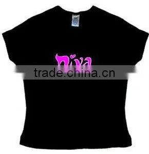 High Quality Custom Led T-shirt for Summer thumbnail-1