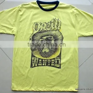 Men's Color Printed Cotton T-shirt With Short Sleeve thumbnail-1