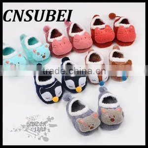 South Korea Autumn and Winter Coral Velvet Cartoon Children Socks,baby Floor Socks,Feather Yarn Doll Shoe Socks thumbnail-1