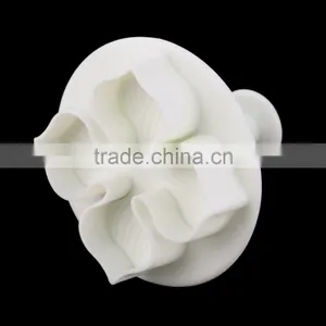 2017 Hot Search 3 Pcs/Set Hydrangea Fondant Cake Decoration Sugar Flower Craft Plunger Cutter Flower Mold for Baking Cakes thumbnail-5