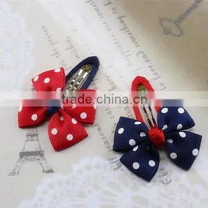 2015 Fashion ,beautiful and Cute Ribbon Hair Clip ,clip in Hair for Kids thumbnail-1