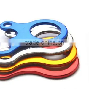 3 Hole EDC Survival Buckle Knotting Buckle Aluminum Alloy thumbnail-2