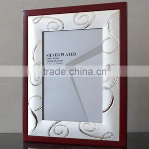 High Quanlity Assorted Design Silver Plated Metal Photo Frame Trophy for Wooden Base thumbnail-4