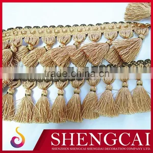 30cm High Quality Wholesale CVC Tassel Fringe for Curtain thumbnail-1