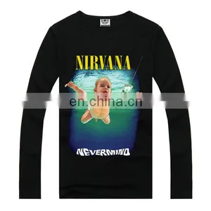 NIRVANA T-SHIRT,100% Cotton T-shirt,branded T-shirt thumbnail-1