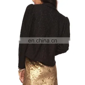 CHEFON Rory Becca Floral Lace Blazer CFJ054 thumbnail-3