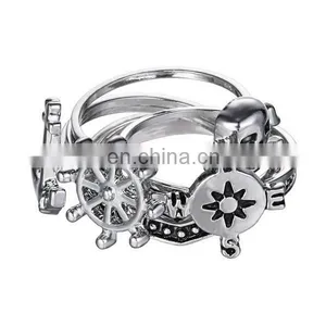 Trendy Personalized Corsair Ring Five Set Ring Wholesale thumbnail-2