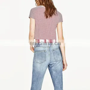 China Cotton Clothing Wholesale Custom Women Organic Cotton t Shirt thumbnail-4