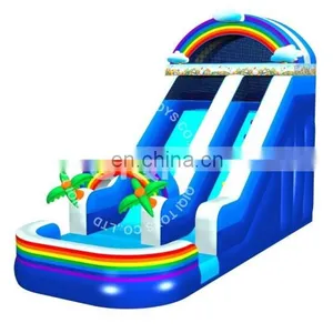 Single Lane Slide the City /Good Quality Inflatable Water Slip n Slide for Adult thumbnail-1