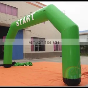 Green Colors Durable Inflatable Marathon Race Finish Line Arch Inflatable Archway For Sale thumbnail-2