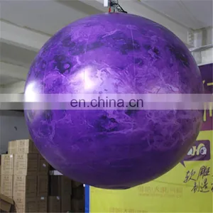 Sun/Mars/Saturn Solar System Nine Planet Balloon Levitation Inflatable Planet With LED Light thumbnail-1