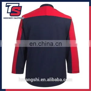Wholesale Customized Team Black Embroidered Hockey Jersey thumbnail-2