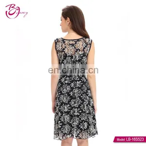Korean New Style OEM Short Ladies Casual Dresses Pictures thumbnail-3