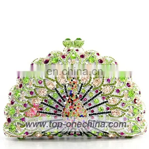 2016 Fashion Women Crystal Stone Evening Bag for Wedding Party thumbnail-1
