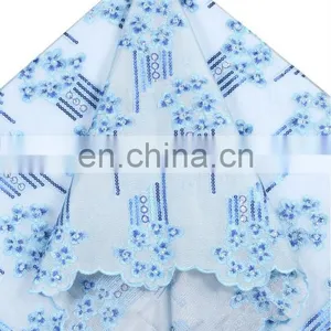 African Wholesales Double Organza Lace With Sequin for Spring thumbnail-1